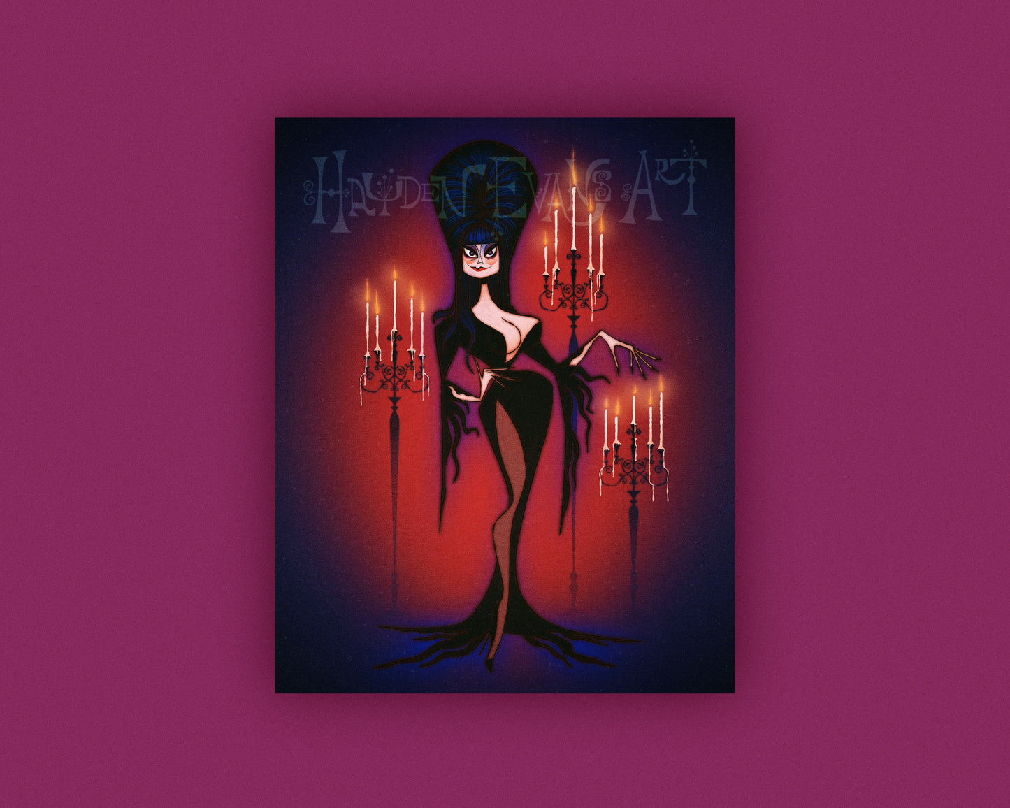 Vampy and Campy Mistress Print