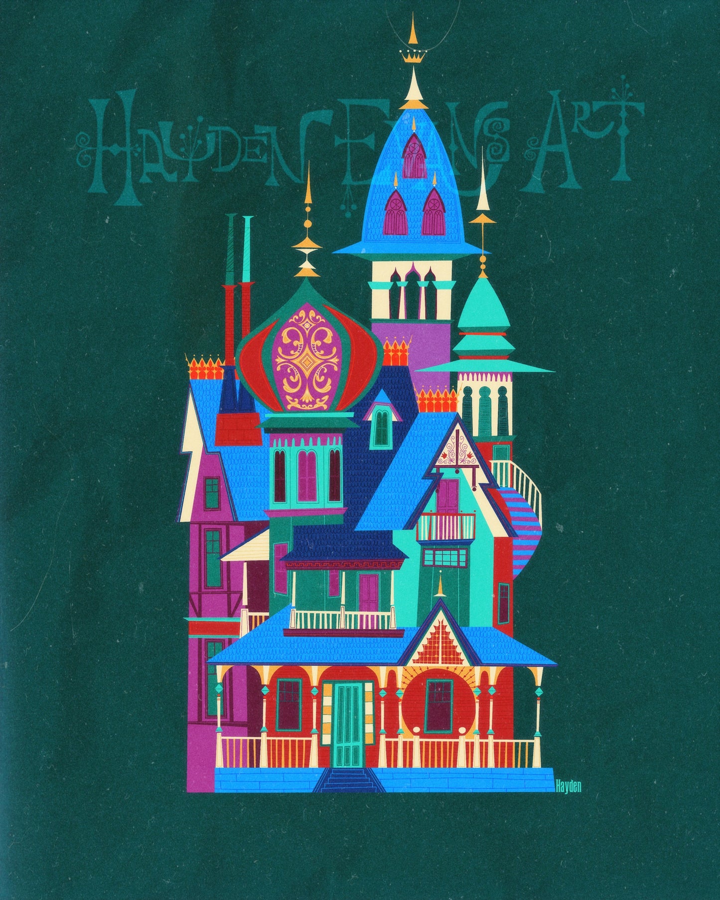 A Manor Most Mystic Print