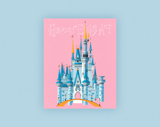 A Magical Kingdom’s Castle Print