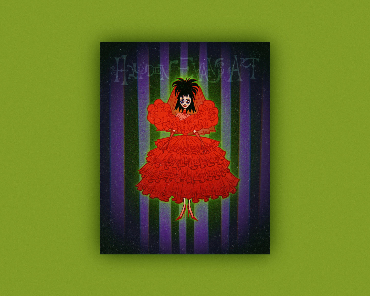 A Red & Dead Wedding Print