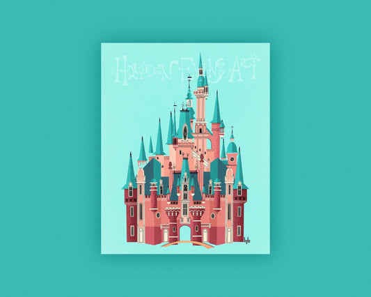 An Enchanted Castle Print