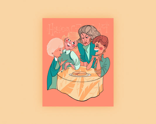 Miami Slice Girls Print